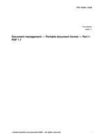Document Management – Portable Document Format – Part 1: PDF 1.7, First Edition (PDF, 8.6 M)