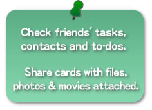 Share Memo, ToDo and Calendar